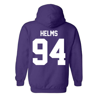 Northwestern - NCAA Football : Henry Helms - Classic Shersey Hooded Sweatshirt-1