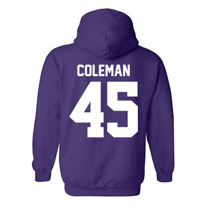 Northwestern - NCAA Football : Cullen Coleman - Classic Shersey Hooded Sweatshirt