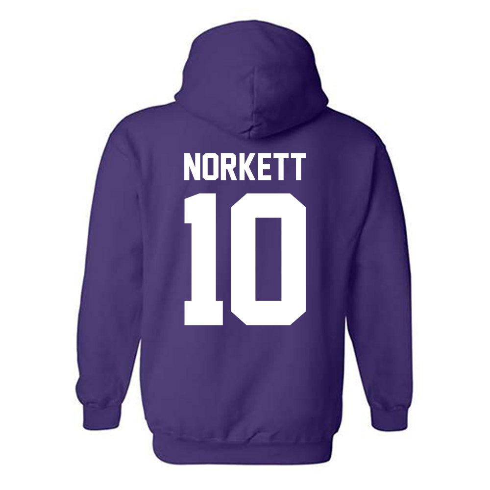 Northwestern - NCAA Women's Soccer : Megan Norkett - Classic Shersey Hooded Sweatshirt-1