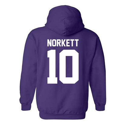 Northwestern - NCAA Women's Soccer : Megan Norkett - Classic Shersey Hooded Sweatshirt-1