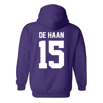 Northwestern - NCAA Women's Field Hockey : Annika de Haan - Classic Shersey Hooded Sweatshirt-1