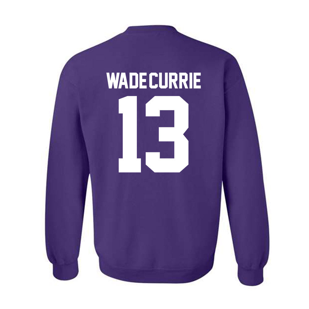 Northwestern - NCAA Women's Fencing : Ava Wade-Currie - Classic Shersey Crewneck Sweatshirt-1