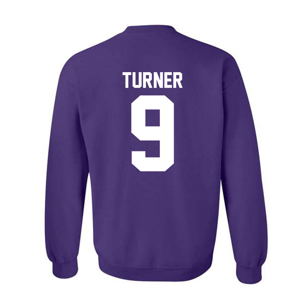 Northwestern - NCAA Football : Braden Turner - Classic Shersey Crewneck Sweatshirt-1