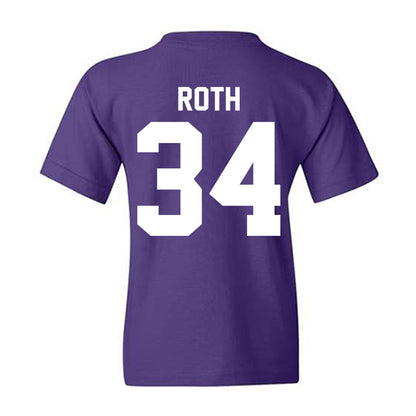 Northwestern - NCAA Football : Payton Roth - Classic Shersey Youth T-Shirt-1