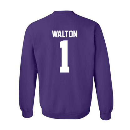 Northwestern - NCAA Women's Basketball : Xamiya Walton - Classic Shersey Crewneck Sweatshirt