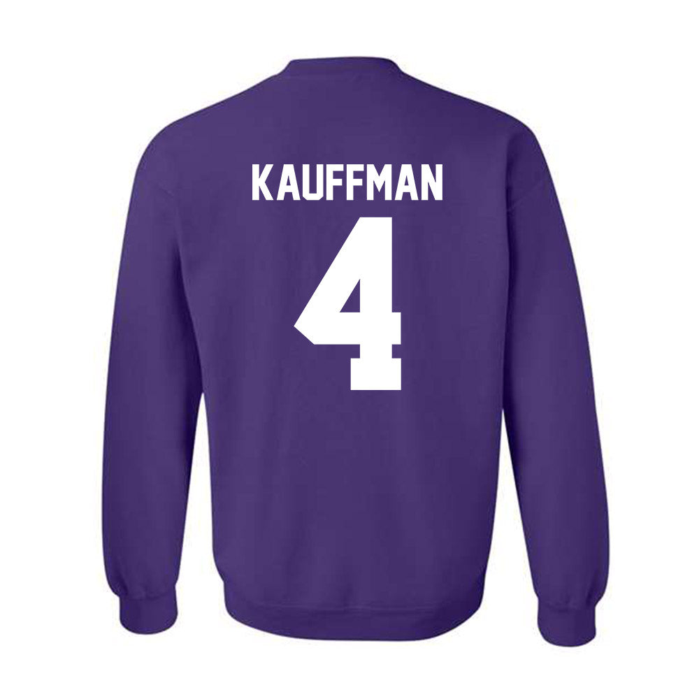 Northwestern - NCAA Women's Volleyball : Kayla Kauffman - Classic Shersey Crewneck Sweatshirt-1