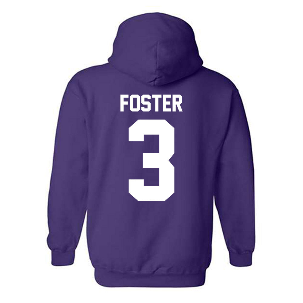 Northwestern - NCAA Women's Lacrosse : Aditi Foster - Classic Shersey Hooded Sweatshirt-1