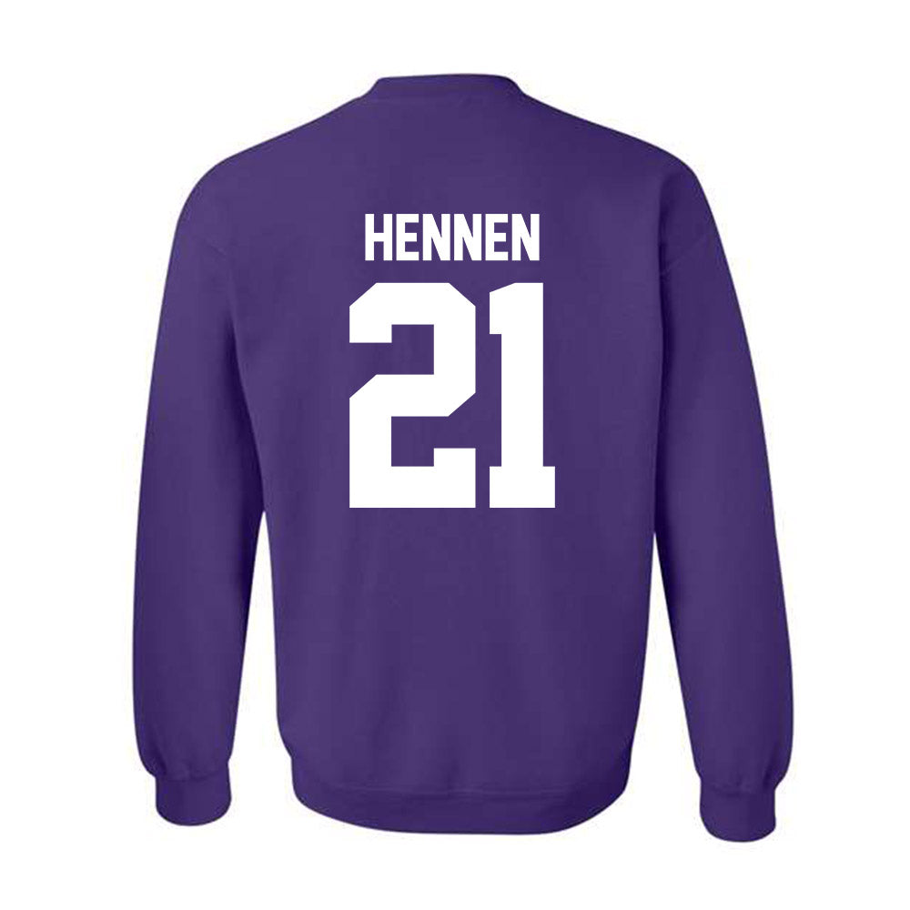 Northwestern - NCAA Women's Soccer : Kate Hennen - Classic Shersey Crewneck Sweatshirt-1