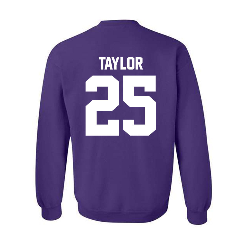 Northwestern - NCAA Women's Lacrosse : Madison Taylor - Classic Shersey Crewneck Sweatshirt-1