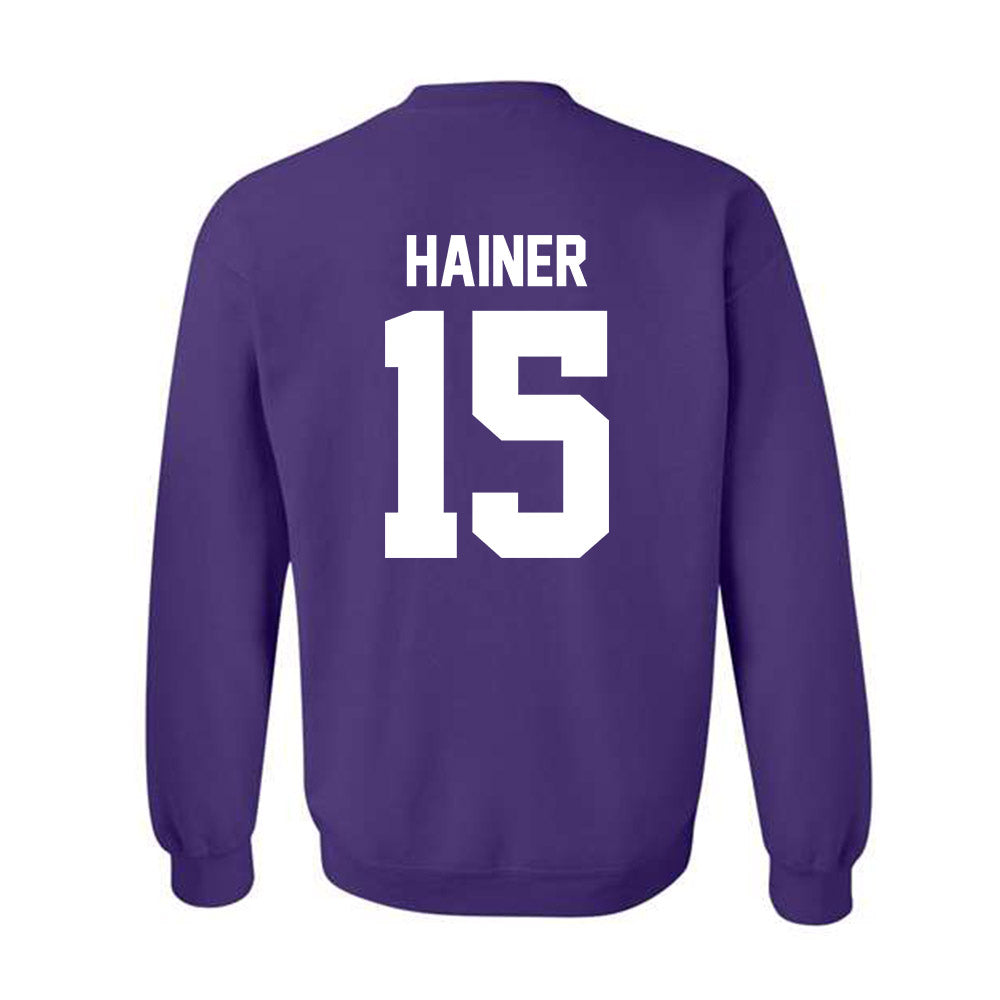 Northwestern - NCAA Men's Soccer : Doug Hainer - Classic Shersey Crewneck Sweatshirt-1