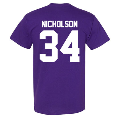 Northwestern - NCAA Men's Basketball : Matt Nicholson - Classic Shersey T-Shirt-1