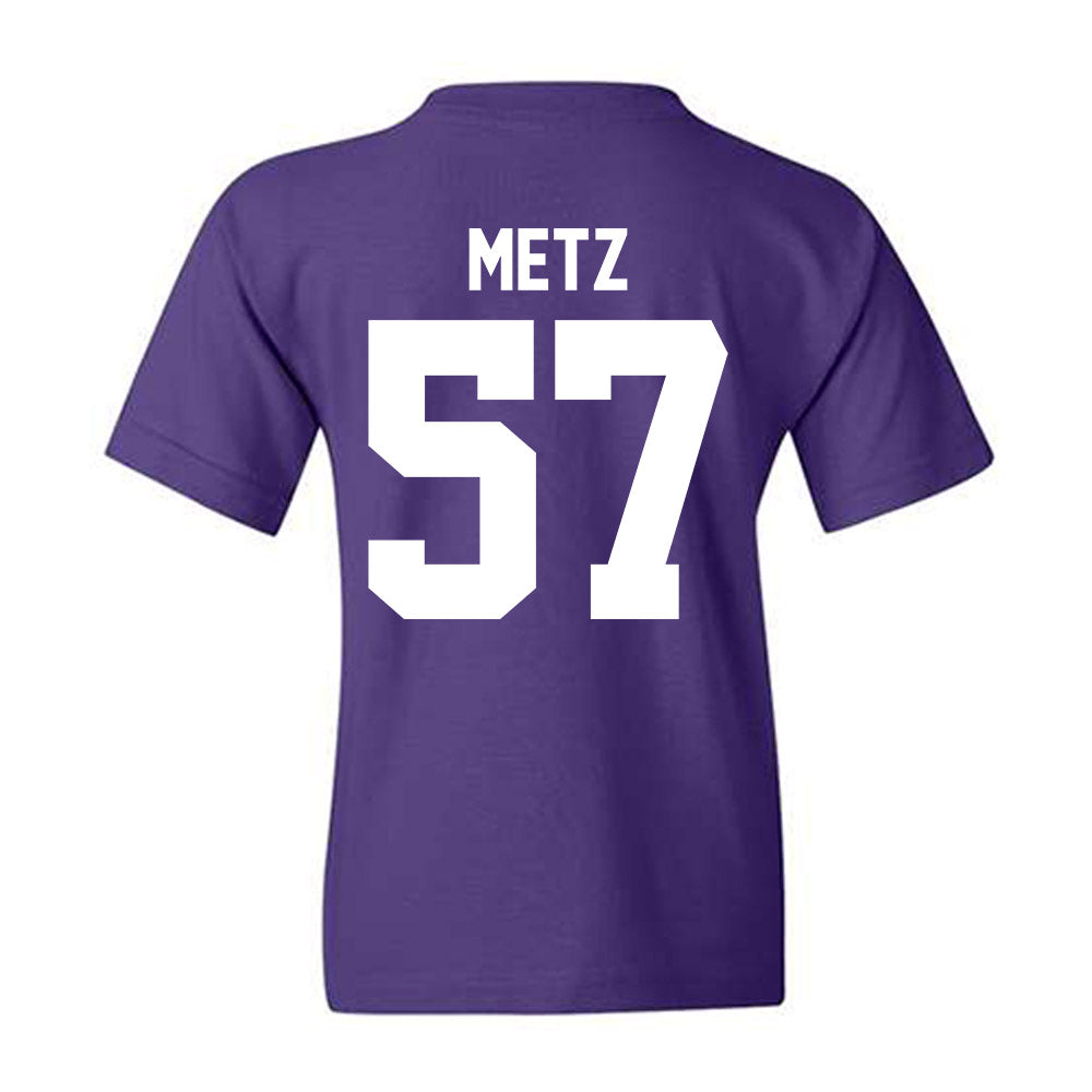 Northwestern - NCAA Football : Greyson Metz - Classic Shersey Youth T-Shirt-1