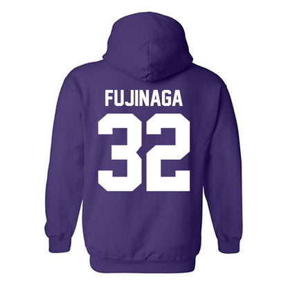 Northwestern - NCAA Women's Lacrosse : Grace Fujinaga - Classic Shersey Hooded Sweatshirt-1