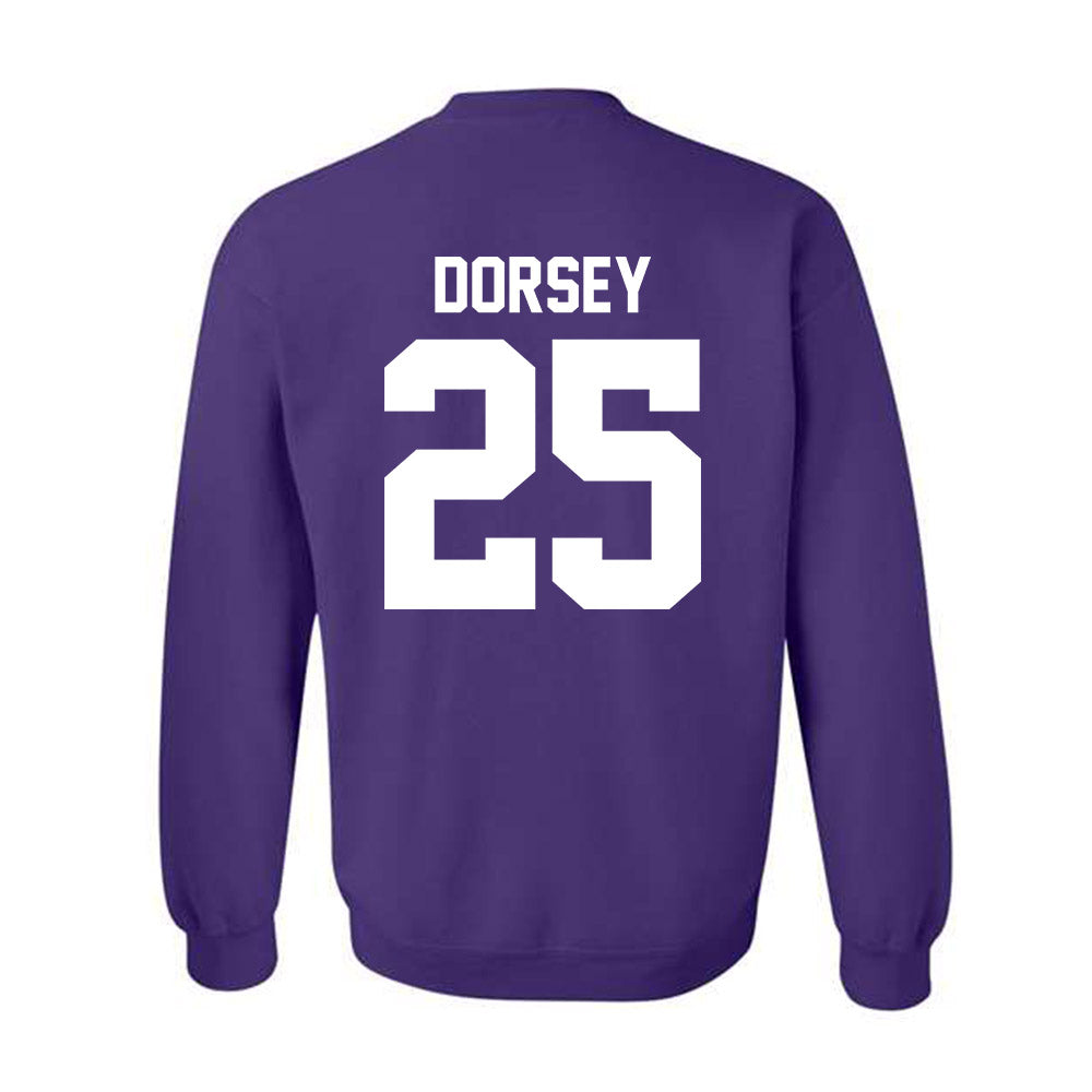 Northwestern - NCAA Football : Marquet Dorsey - Classic Shersey Crewneck Sweatshirt-1