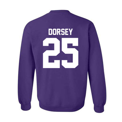 Northwestern - NCAA Football : Marquet Dorsey - Classic Shersey Crewneck Sweatshirt-1