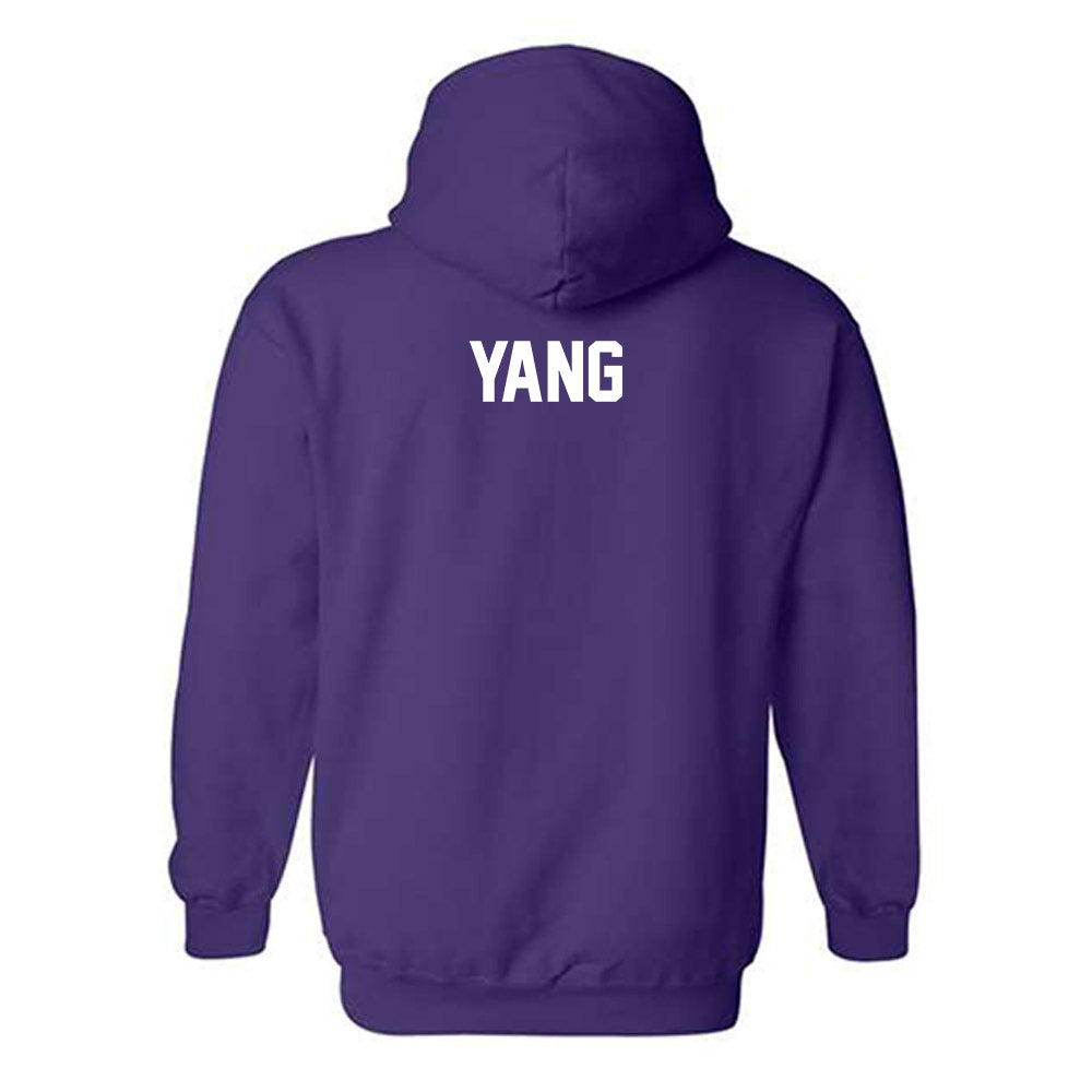 Northwestern - NCAA Men's Tennis : Vincent Yang - Classic Shersey Hooded Sweatshirt