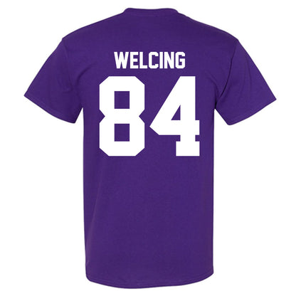 Northwestern - NCAA Football : Hunter Welcing - Classic Shersey T-Shirt-1