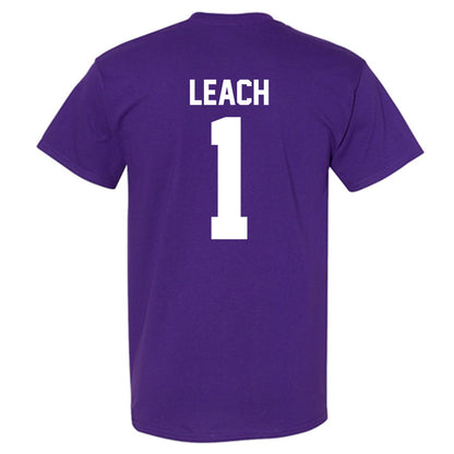 Northwestern - NCAA Men's Basketball : Jalen Leach - Classic Shersey T-Shirt-1