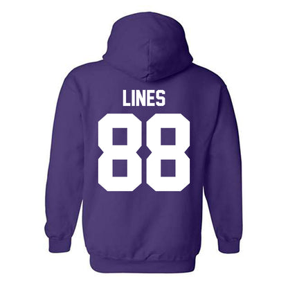 Northwestern - NCAA Football : Alex Lines - Classic Shersey Hooded Sweatshirt-1
