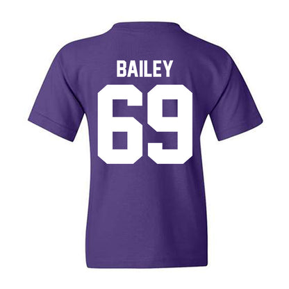 Northwestern - NCAA Football : Jack Bailey - Classic Shersey Youth T-Shirt-1