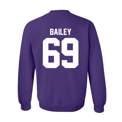 Northwestern - NCAA Football : Jack Bailey - Classic Shersey Crewneck Sweatshirt-1