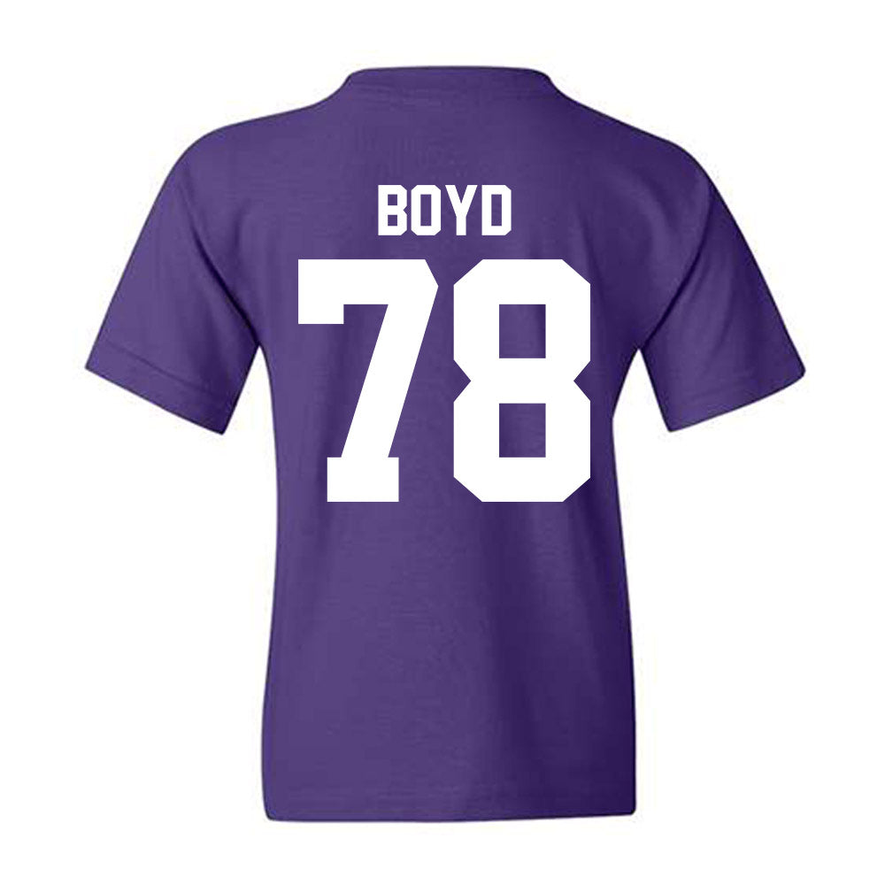 Northwestern - NCAA Football : Trey Boyd - Classic Shersey Youth T-Shirt-1