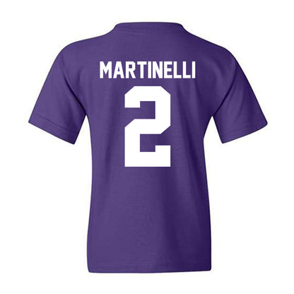 Northwestern - NCAA Men's Basketball : Nicholas Martinelli - Classic Shersey Youth T-Shirt-1