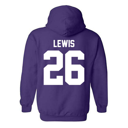 Northwestern - NCAA Football : Jalen Lewis - Classic Shersey Hooded Sweatshirt-1