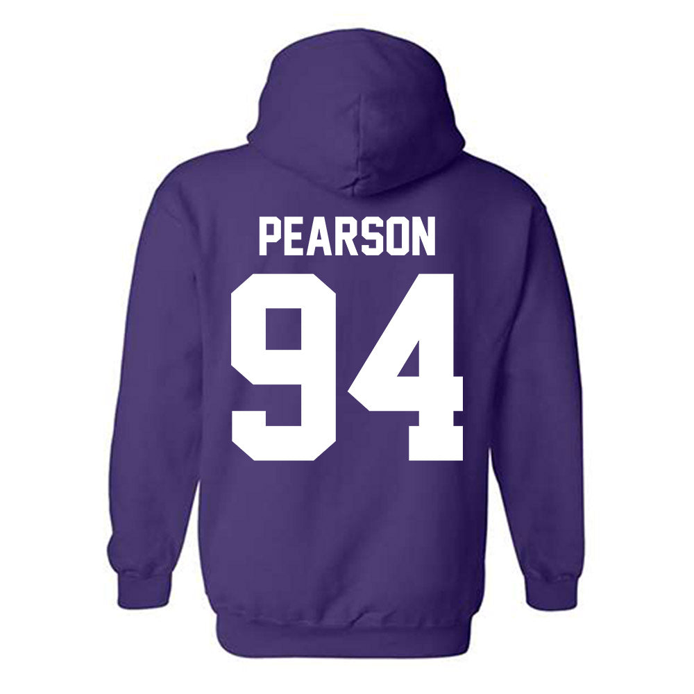 Northwestern - NCAA Football : Rj Pearson - Classic Shersey Hooded Sweatshirt-1