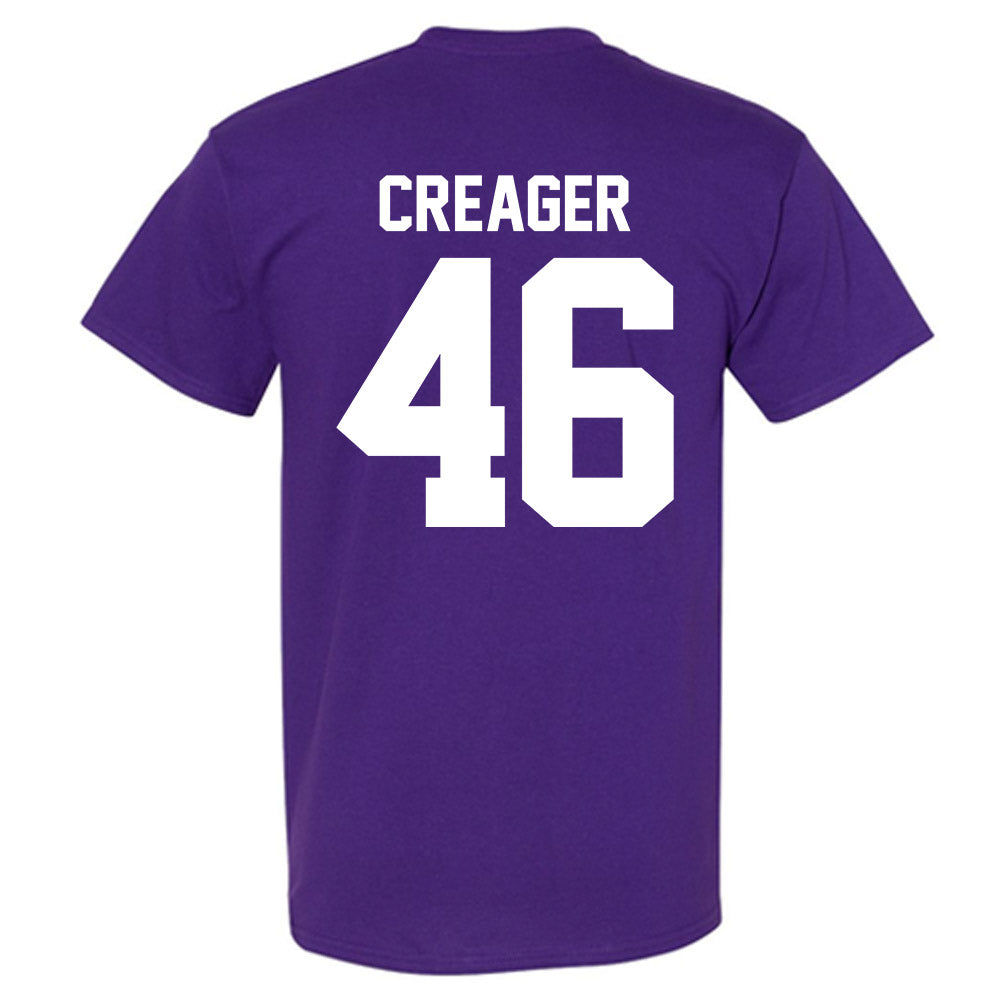 Northwestern - NCAA Football : Lincoln Creager - Classic Shersey T-Shirt-1