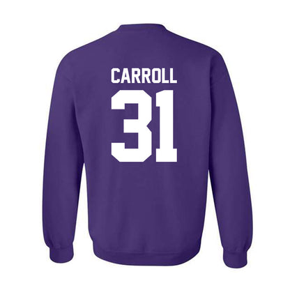 Northwestern - NCAA Women's Lacrosse : Mary Carroll - Classic Shersey Crewneck Sweatshirt-1