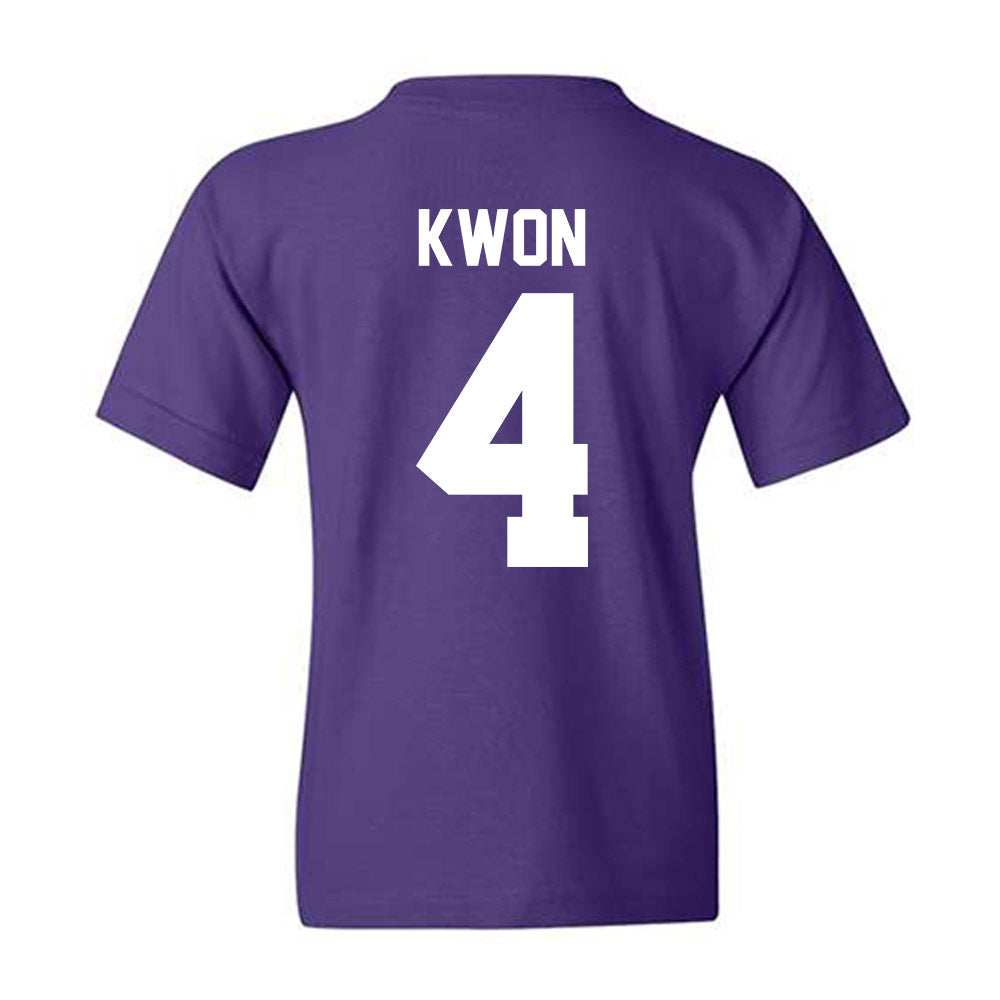 Northwestern - NCAA Women's Fencing : Athina Kwon - Classic Shersey Youth T-Shirt-1