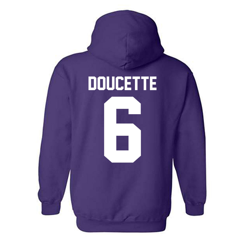 Northwestern - NCAA Women's Soccer : Nicole Doucette - Classic Shersey Hooded Sweatshirt-1