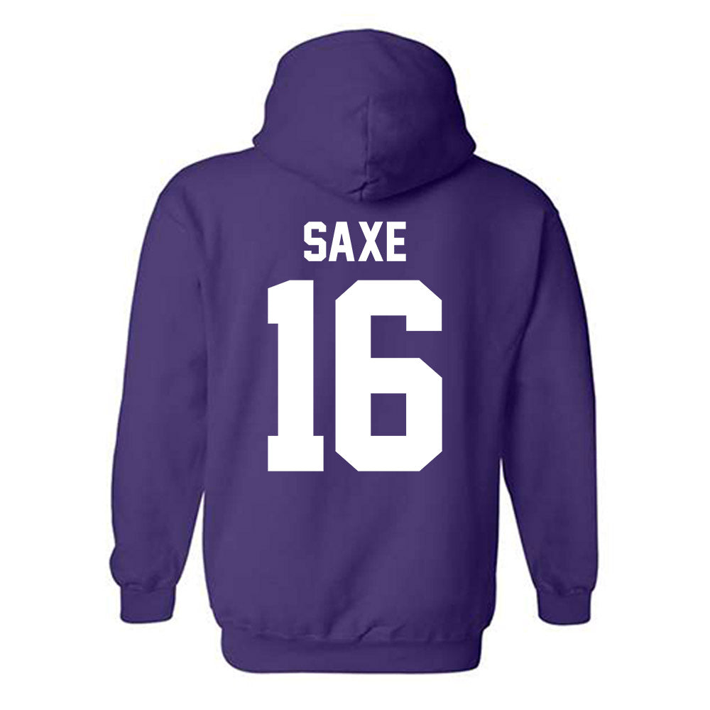 Northwestern - NCAA Football : Brennan Saxe - Classic Shersey Hooded Sweatshirt-1