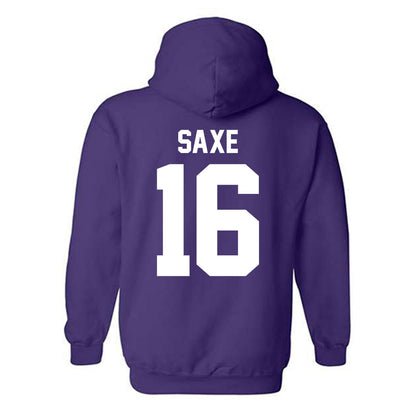 Northwestern - NCAA Football : Brennan Saxe - Classic Shersey Hooded Sweatshirt-1