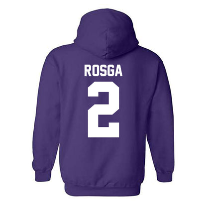 Northwestern - NCAA Women's Lacrosse : Jaylen Rosga - Classic Shersey Hooded Sweatshirt-1