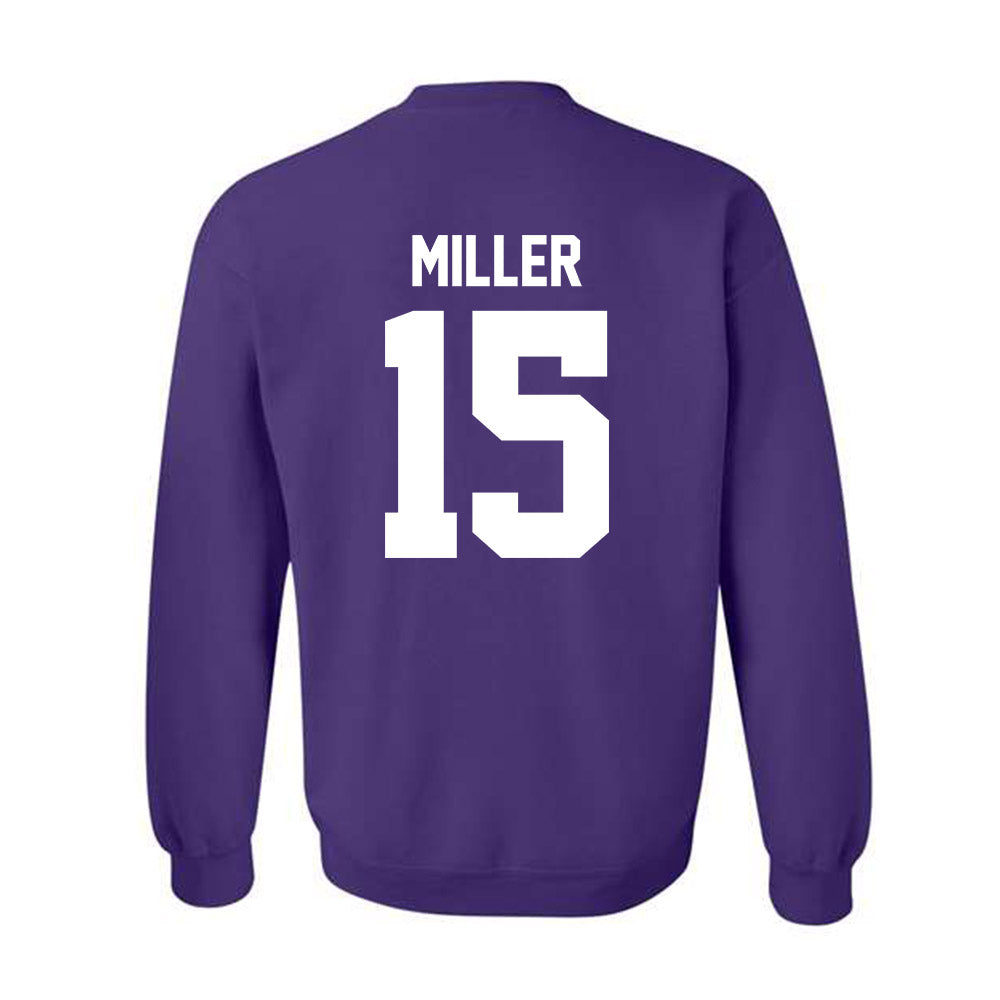 Northwestern - NCAA Women's Fencing : Sky Miller - Classic Shersey Crewneck Sweatshirt-1