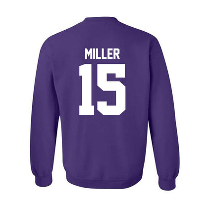 Northwestern - NCAA Women's Fencing : Sky Miller - Classic Shersey Crewneck Sweatshirt-1