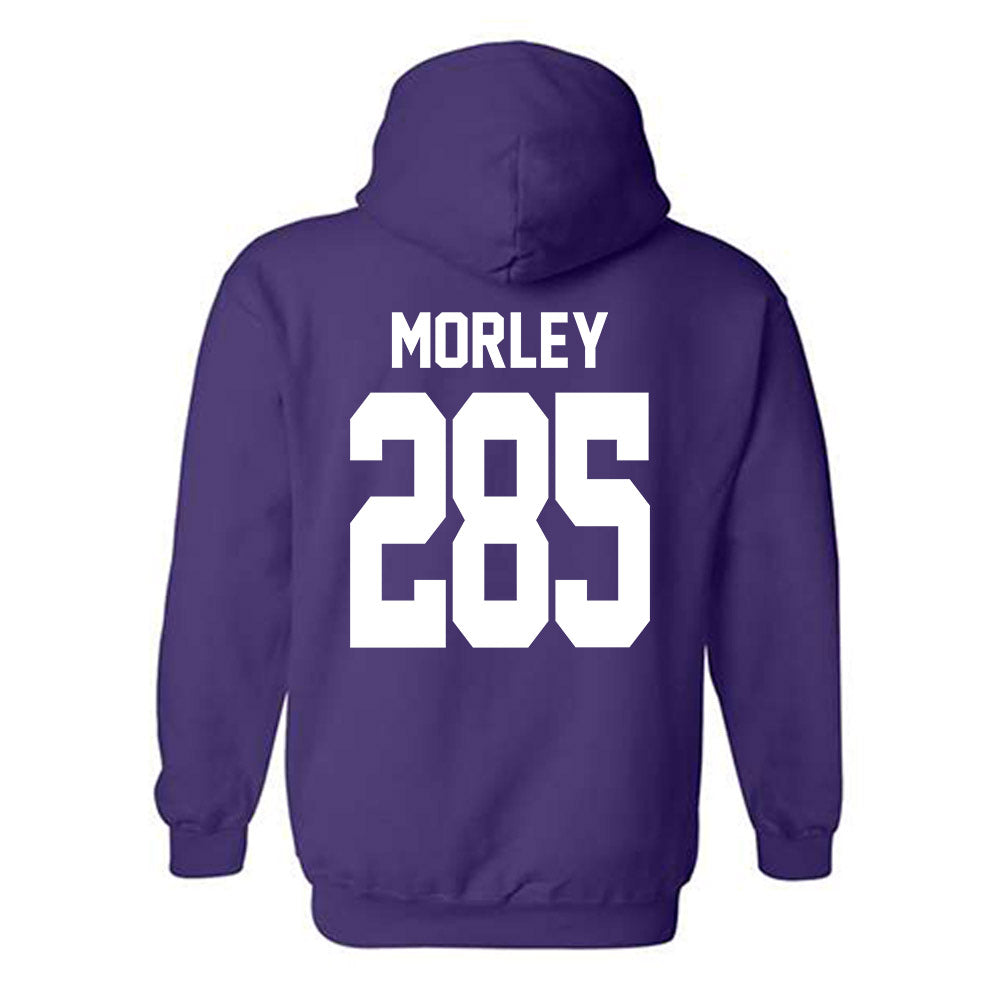 Northwestern - NCAA Wrestling : Dirk Morley - Classic Shersey Hooded Sweatshirt-1