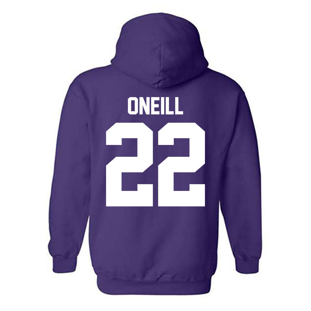Northwestern - NCAA Men's Soccer : Aidan Oneill - Classic Shersey Hooded Sweatshirt-1