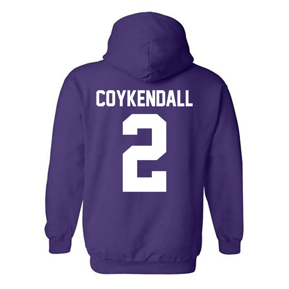 Northwestern - NCAA Women's Lacrosse : Erin Coykendall - Classic Shersey Hooded Sweatshirt-1