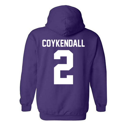 Northwestern - NCAA Women's Lacrosse : Erin Coykendall - Classic Shersey Hooded Sweatshirt-1