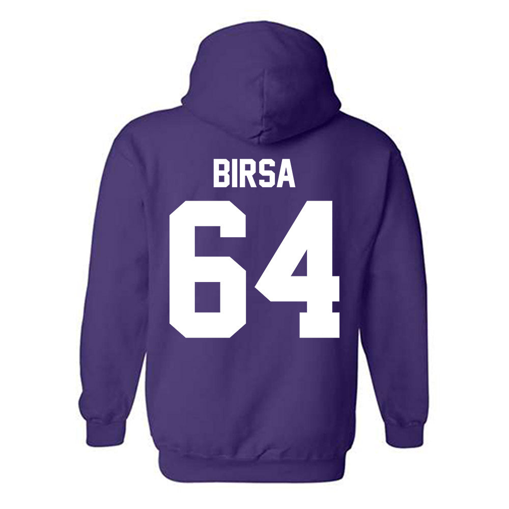 Northwestern - NCAA Football : Anthony Birsa - Classic Shersey Hooded Sweatshirt-1
