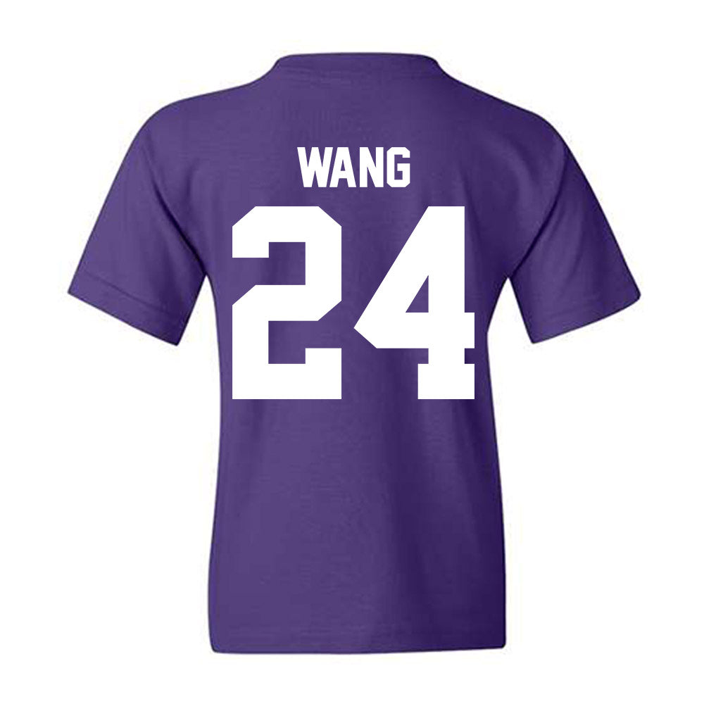 Northwestern - NCAA Women's Fencing : Karen Wang - Classic Shersey Youth T-Shirt-1