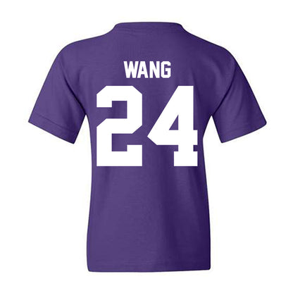 Northwestern - NCAA Women's Fencing : Karen Wang - Classic Shersey Youth T-Shirt-1