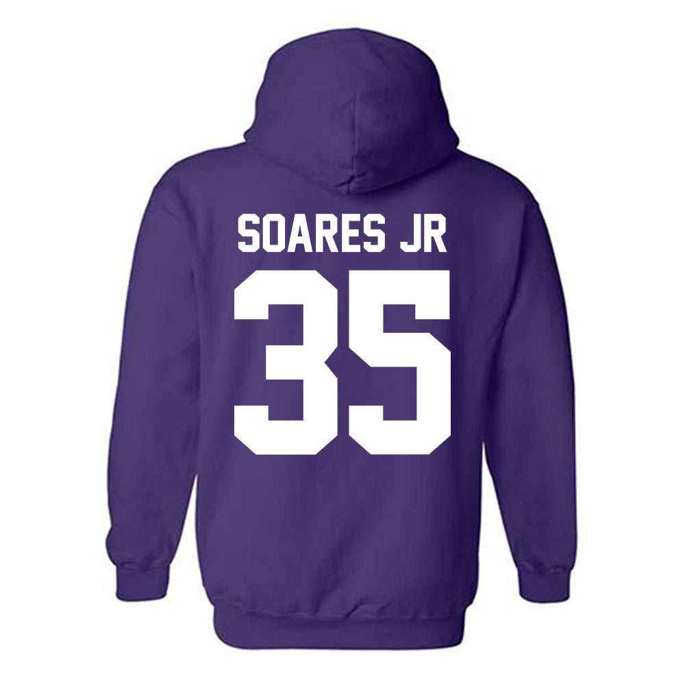 Northwestern - NCAA Football : Kenneth Soares Jr - Classic Shersey Hooded Sweatshirt-1