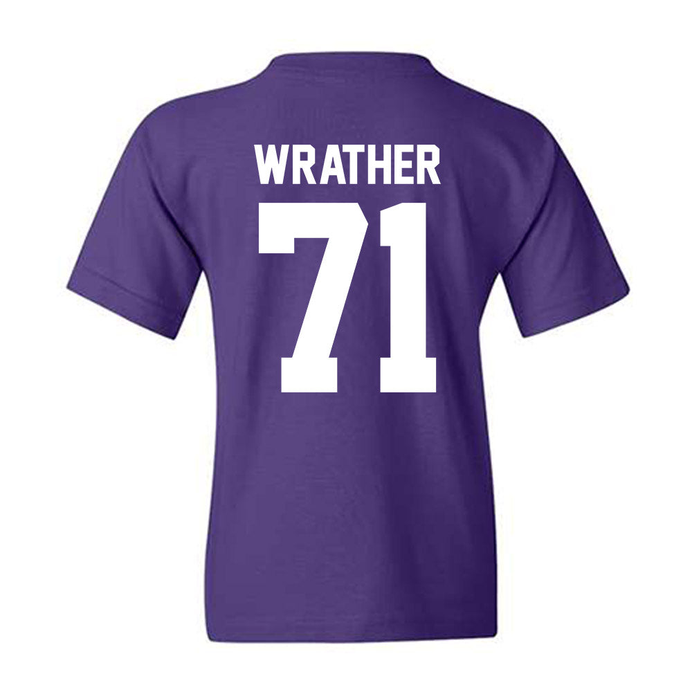 Northwestern - NCAA Football : Ben Wrather - Classic Shersey Youth T-Shirt-1