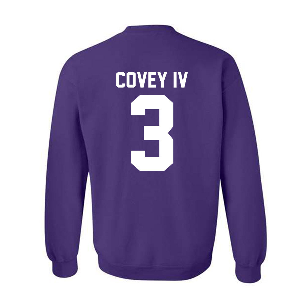 Northwestern - NCAA Football : Frank Covey IV - Classic Shersey Crewneck Sweatshirt-1