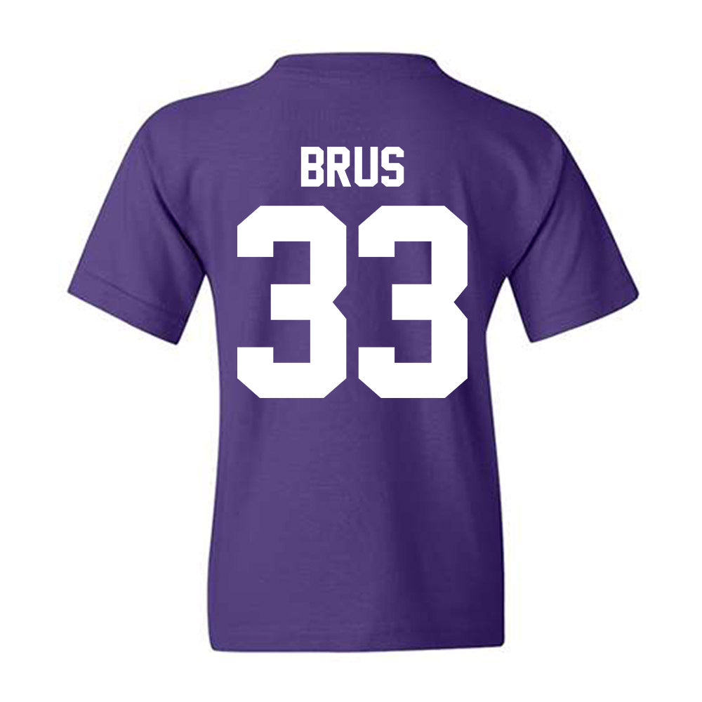 Northwestern - NCAA Football : Braydon Brus - Classic Shersey Youth T-Shirt-1