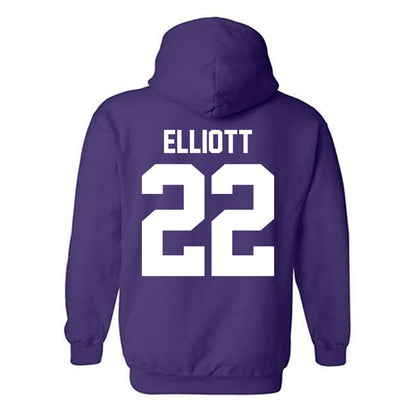 Northwestern - NCAA Women's Soccer : Olivia Elliott - Classic Shersey Hooded Sweatshirt-1